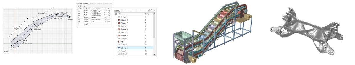 Altair Inspire parametrik modelleme araçları